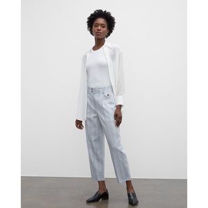 Club Monaco plaid slim carrot pants